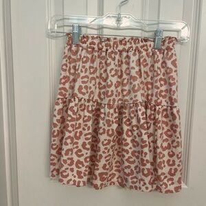 Girls cheetah print skirt by area code 407
